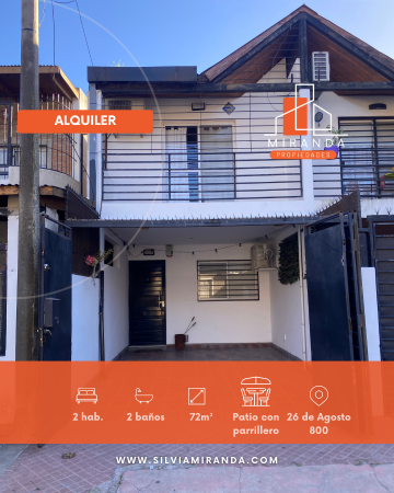 ALQUILER!!!! - DUPLEX - BARRIO LA FLORIDA